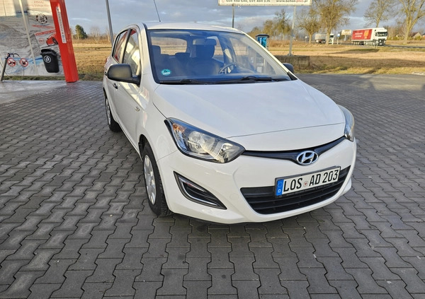 Hyundai i20 cena 25900 przebieg: 140000, rok produkcji 2014 z Lipiany małe 529